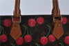 Authentic Louis Vuitton Monogram Cherry Sac Plat Tote Hand Bag M95010 LV J5646