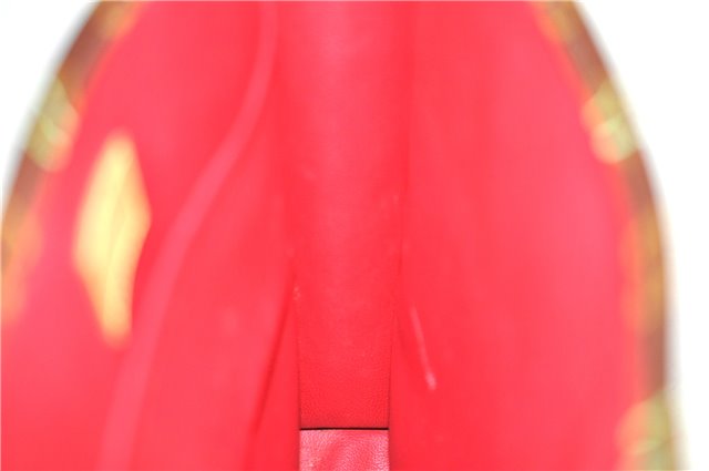 Authentic Louis Vuitton Monogram Cherry Sac Plat Tote Hand Bag M95010 LV J5646