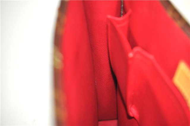 Authentic Louis Vuitton Monogram Cherry Sac Plat Tote Hand Bag M95010 LV J5646