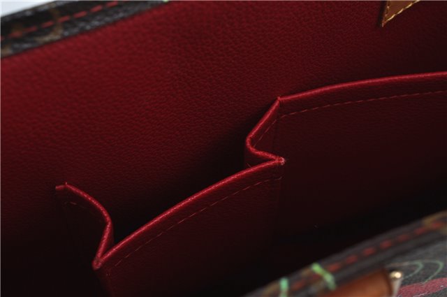 Authentic Louis Vuitton Monogram Cherry Sac Plat Tote Hand Bag M95010 LV J5646