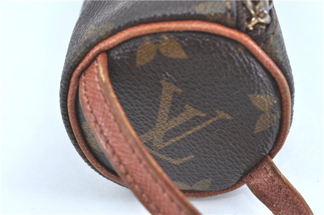 Authentic Louis Vuitton Monogram Trousse Ronde Pen Case Pouch M47630 LV J5651