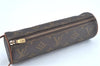 Authentic Louis Vuitton Monogram Trousse Ronde Pen Case Pouch M47630 LV J5651