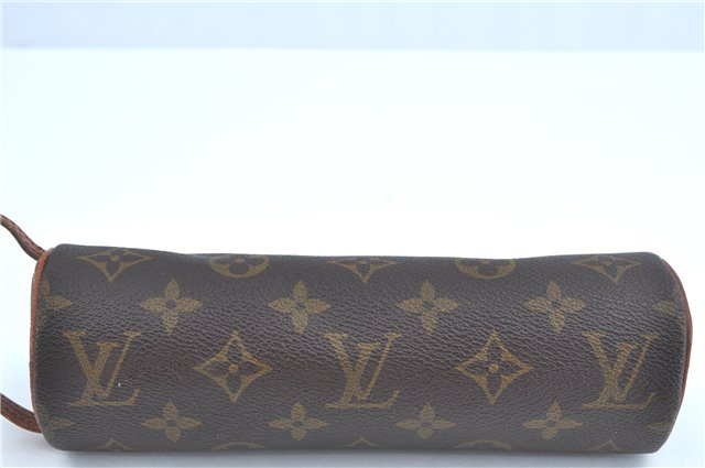 Authentic Louis Vuitton Monogram Trousse Ronde Pen Case Pouch M47630 LV J5651