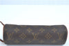 Authentic Louis Vuitton Monogram Trousse Ronde Pen Case Pouch M47630 LV J5651