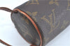 Authentic Louis Vuitton Monogram Trousse Ronde Pen Case Pouch M47630 LV J5651