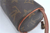 Authentic Louis Vuitton Monogram Trousse Ronde Pen Case Pouch M47630 LV J5651