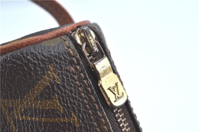 Authentic Louis Vuitton Monogram Trousse Ronde Pen Case Pouch M47630 LV J5651