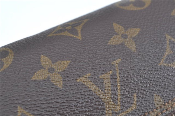 Authentic Louis Vuitton Monogram Trousse Ronde Pen Case Pouch M47630 LV J5651