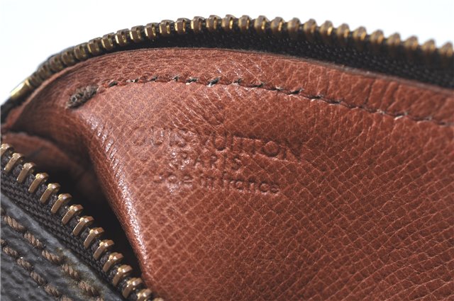 Authentic Louis Vuitton Monogram Trousse Ronde Pen Case Pouch M47630 LV J5651