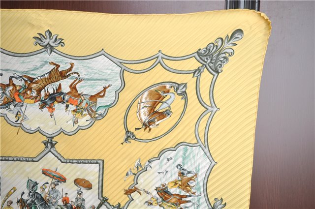 Authentic HERMES Pleats Scarf 