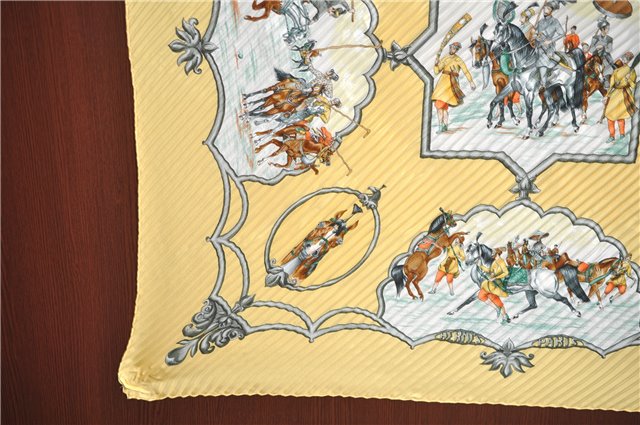 Authentic HERMES Pleats Scarf 