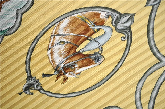 Authentic HERMES Pleats Scarf 