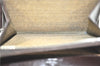 Authentic FENDI Zucca Bifold Wallet Purse Canvas Leather Brown Black J5672