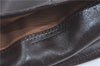 Authentic FENDI Zucca Bifold Wallet Purse Canvas Leather Brown Black J5672