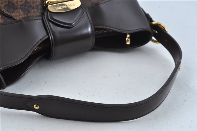 Authentic Louis Vuitton Damier Sistina MM Shoulder Hand Bag N41541 LV J5692