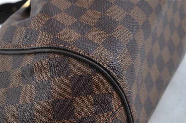 Authentic Louis Vuitton Damier Sistina MM Shoulder Hand Bag N41541 LV J5692