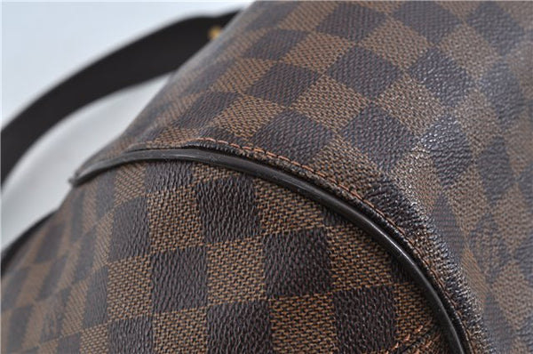 Authentic Louis Vuitton Damier Sistina MM Shoulder Hand Bag N41541 LV J5692