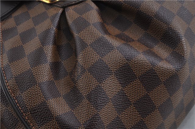 Authentic Louis Vuitton Damier Sistina MM Shoulder Hand Bag N41541 LV J5692