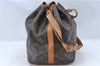 Authentic Louis Vuitton Monogram Petit Noe M42226 Shoulder Drawstring Bag J5701