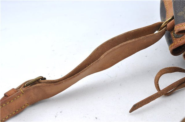 Authentic Louis Vuitton Monogram Petit Noe M42226 Shoulder Drawstring Bag J5701