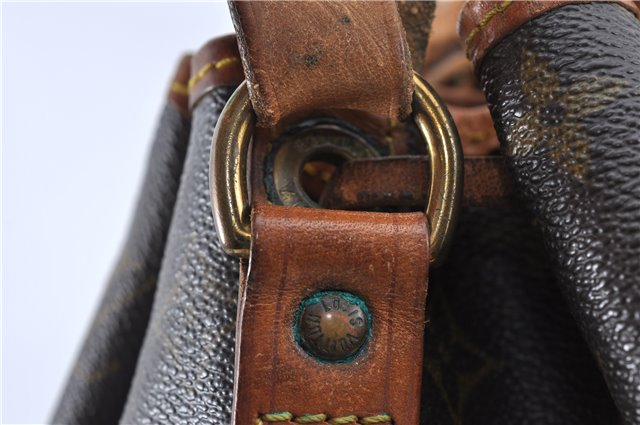 Authentic Louis Vuitton Monogram Petit Noe M42226 Shoulder Drawstring Bag J5701