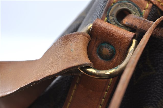 Authentic Louis Vuitton Monogram Petit Noe M42226 Shoulder Drawstring Bag J5701