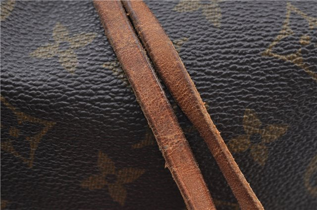 Authentic Louis Vuitton Monogram Petit Noe M42226 Shoulder Drawstring Bag J5701