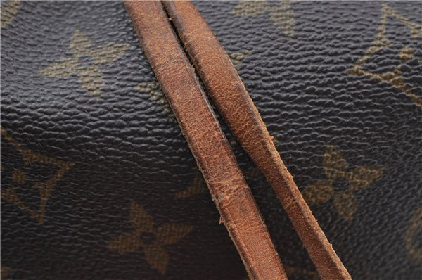 Authentic Louis Vuitton Monogram Petit Noe M42226 Shoulder Drawstring Bag J5701