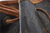 Authentic Louis Vuitton Monogram Petit Noe M42226 Shoulder Drawstring Bag J5701