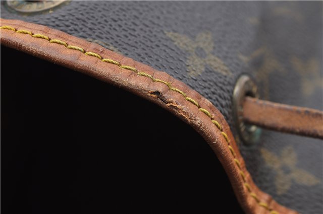 Authentic Louis Vuitton Monogram Petit Noe M42226 Shoulder Drawstring Bag J5701