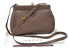 Authentic GUCCI Shoulder Cross Body Bag Purse Leather Brown J5709