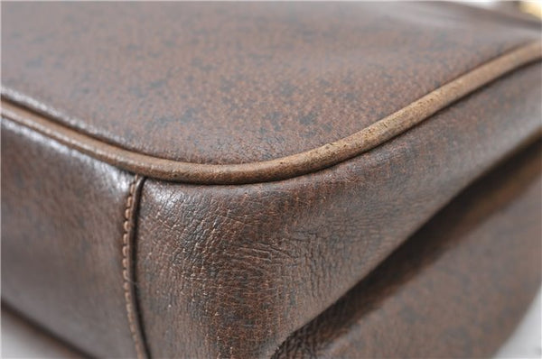 Authentic GUCCI Shoulder Cross Body Bag Purse Leather Brown J5709