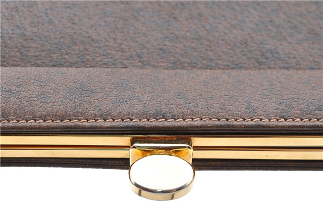 Authentic GUCCI Shoulder Cross Body Bag Purse Leather Brown J5709