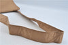 Authentic CHANEL Leather CC Logo Shoulder Cross Body Bag Purse Beige J5719