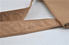 Authentic CHANEL Leather CC Logo Shoulder Cross Body Bag Purse Beige J5719