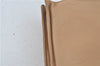 Authentic CHANEL Leather CC Logo Shoulder Cross Body Bag Purse Beige J5719