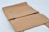 Authentic CHANEL Leather CC Logo Shoulder Cross Body Bag Purse Beige J5719