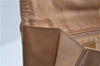 Authentic CHANEL Leather CC Logo Shoulder Cross Body Bag Purse Beige J5719