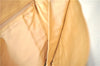 Authentic CHANEL Leather CC Logo Shoulder Cross Body Bag Purse Beige J5719