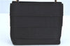 Authentic Salvatore Ferragamo Hand Bag Purse Nylon Black SF J5733