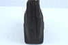 Authentic Salvatore Ferragamo Hand Bag Purse Nylon Black SF J5733