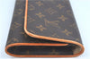 Authentic Louis Vuitton Monogram Pochette Twin GM Shoulder Bag M51852 LV J5746