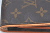 Authentic Louis Vuitton Monogram Pochette Twin GM Shoulder Bag M51852 LV J5746