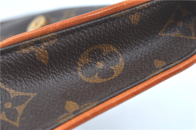 Authentic Louis Vuitton Monogram Pochette Twin GM Shoulder Bag M51852 LV J5746