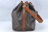 Authentic Louis Vuitton Monogram Petit Noe M42226 Shoulder Drawstring Bag J5749