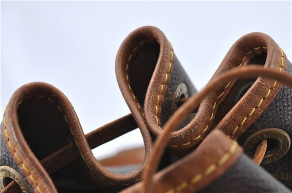 Authentic Louis Vuitton Monogram Petit Noe M42226 Shoulder Drawstring Bag J5749