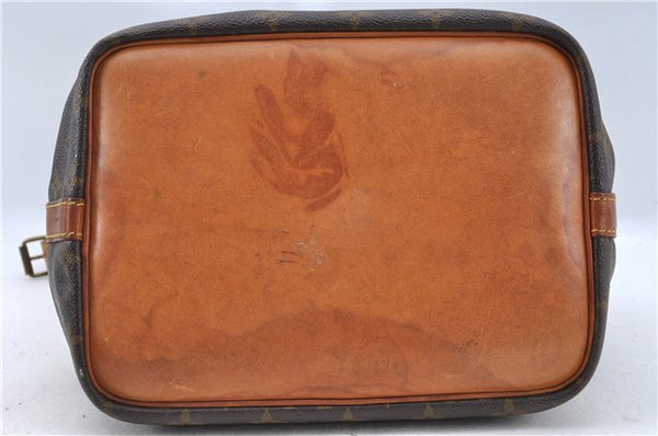 Authentic Louis Vuitton Monogram Petit Noe M42226 Shoulder Drawstring Bag J5749