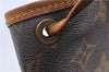 Authentic Louis Vuitton Monogram Petit Noe M42226 Shoulder Drawstring Bag J5749