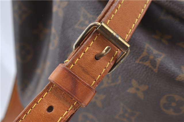 Authentic Louis Vuitton Monogram Petit Noe M42226 Shoulder Drawstring Bag J5749