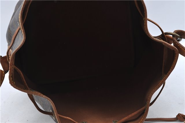 Authentic Louis Vuitton Monogram Petit Noe M42226 Shoulder Drawstring Bag J5749